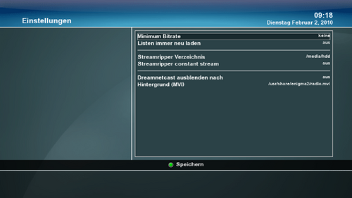 E2 Dreamnetcast Menue Einstellungen.png